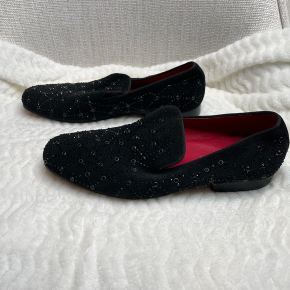 Moretti Black Label Men's Dress Shoes Red Bottom Size 8 Stud - Picture 2 of 16